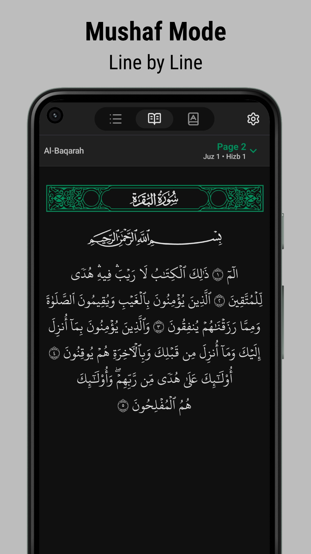 QuranApp Reading View